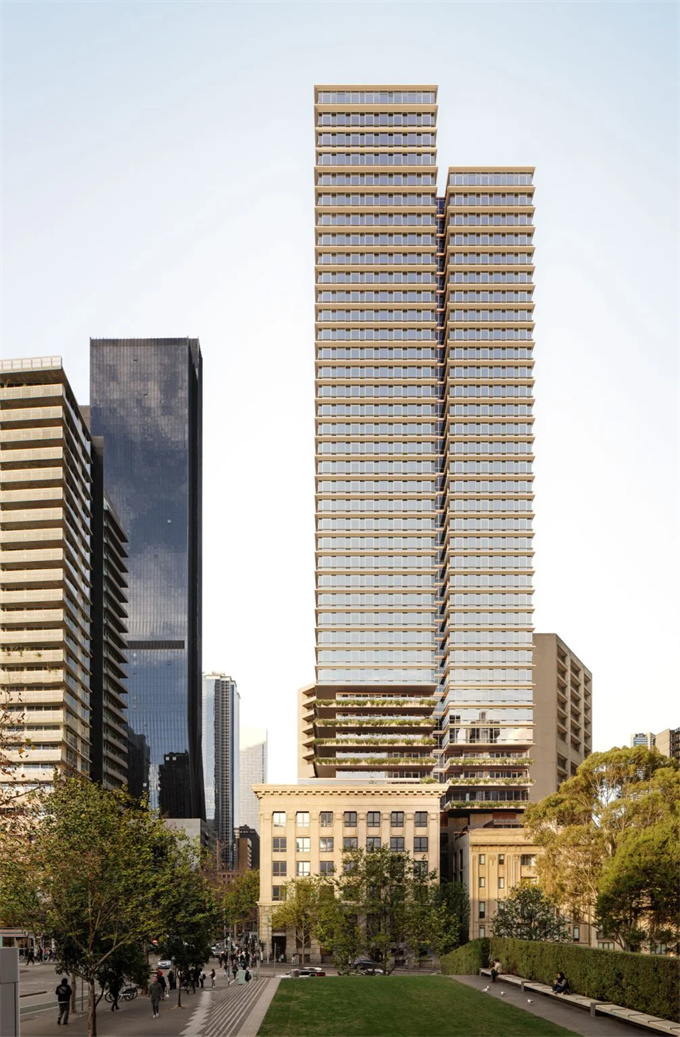 墨尔本时尚宁静住宅公寓623 Collins